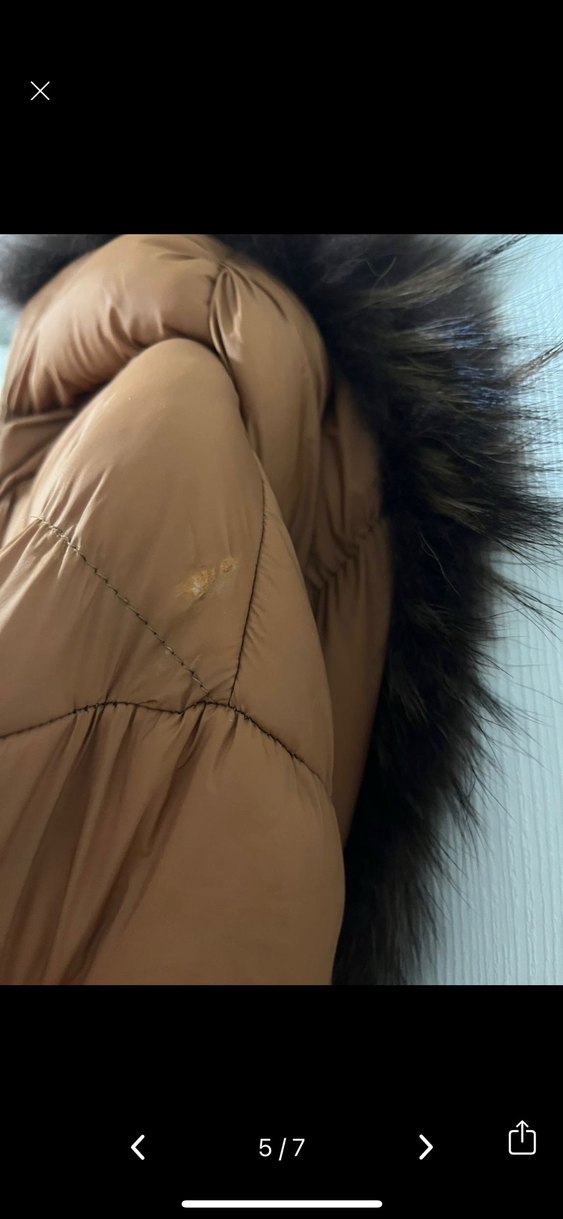 Kahverengi Kürklü Kadın Kışlık Mont - Görsel 4