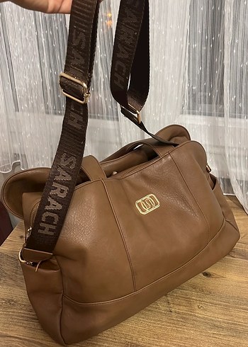 Klasik Kahverengi Deri Kadın Çanta - Görsel 7