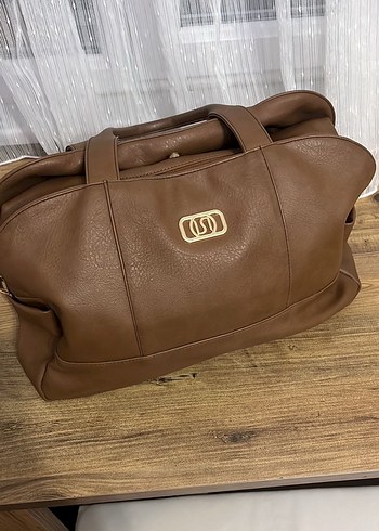 Klasik Kahverengi Deri Kadın Çanta - Görsel 4