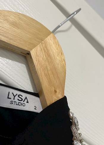 Siyah Drapeli Uzun Kadın Elbise - Görsel 6