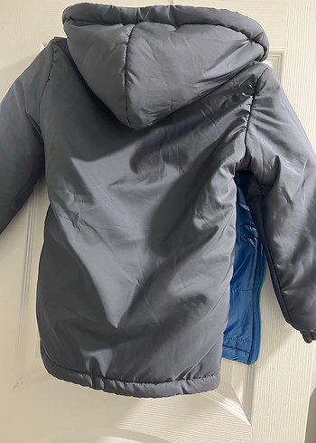 Erkek Çocuk Mavi Fermuarlı Mont - Görsel 3