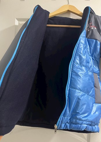 Erkek Çocuk Mavi Fermuarlı Mont - Görsel 4