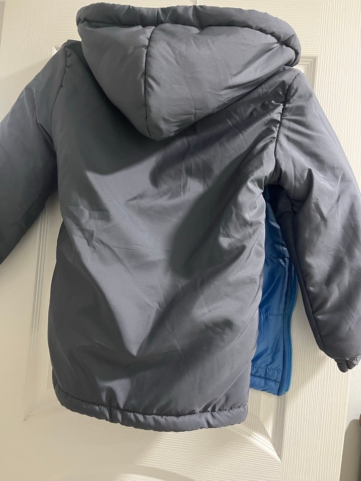 Erkek Çocuk Mavi Fermuarlı Mont - Görsel 3