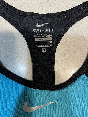 11-12 Yaş Beden mavi Renk Nike spor üstü