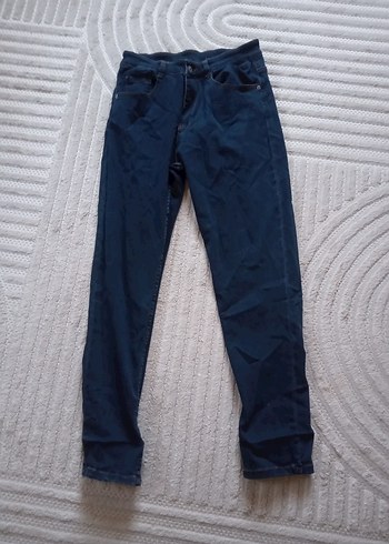 kasın Lacivert Denim Midi kot