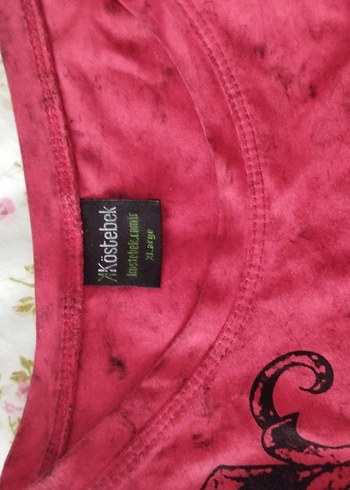 Pembe Uzun Kollu Gotik Tişört - Görsel 2