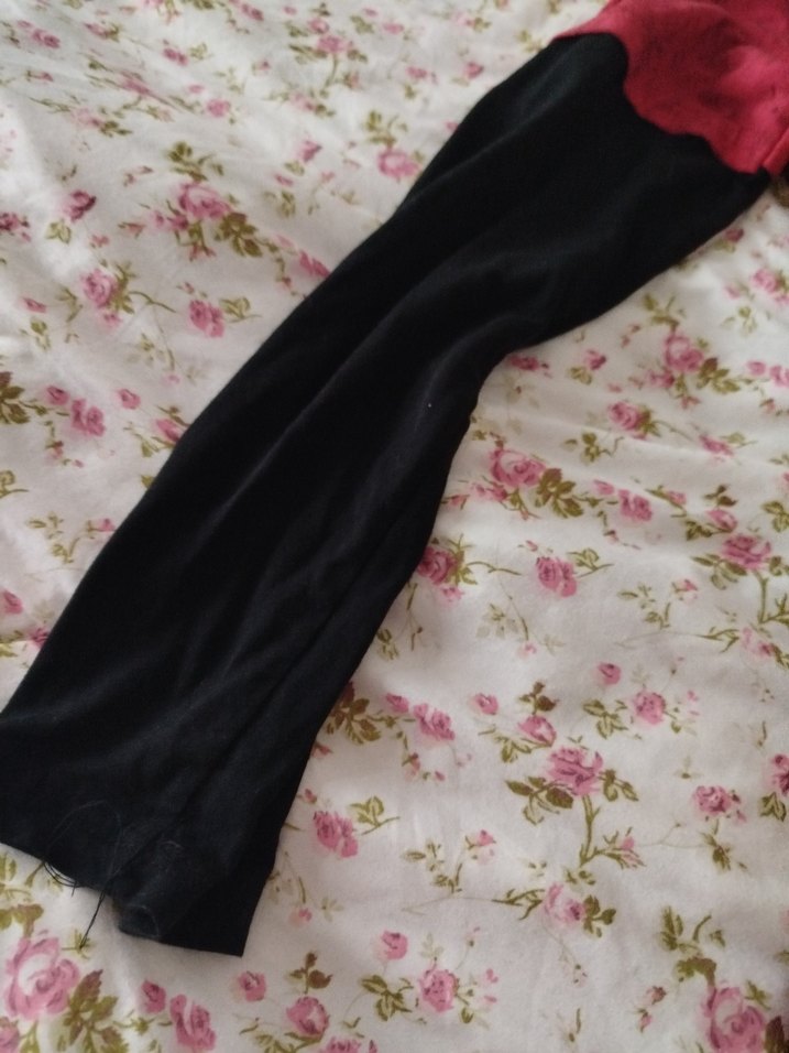 Pembe Uzun Kollu Gotik Tişört - Görsel 3