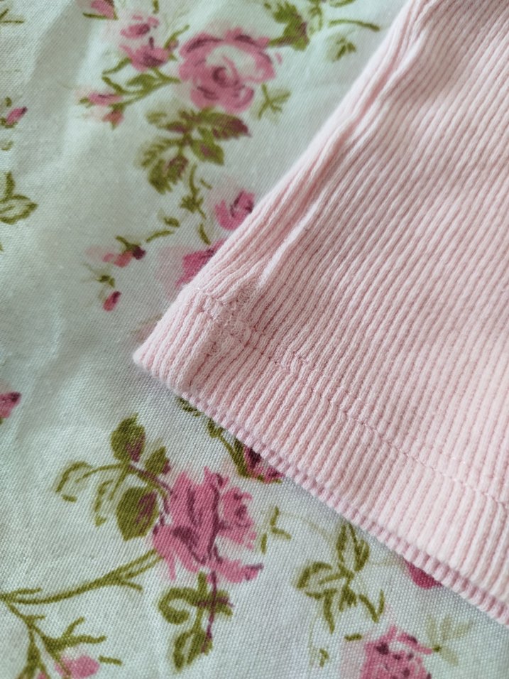 Kız Çocuk Pembe Düğmeli Kısa Kollu Tişört - Görsel 3