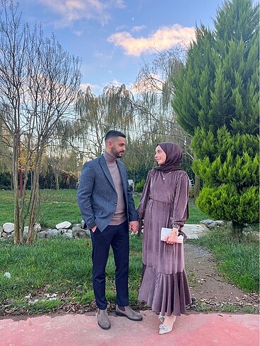 Abiye Kadife Elbise