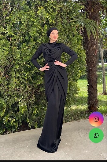 Süreyya İstif Siyah abiye