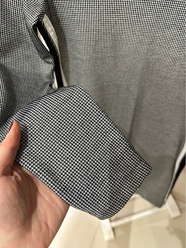 Kazayağı Desenli Elbise - Görsel 3