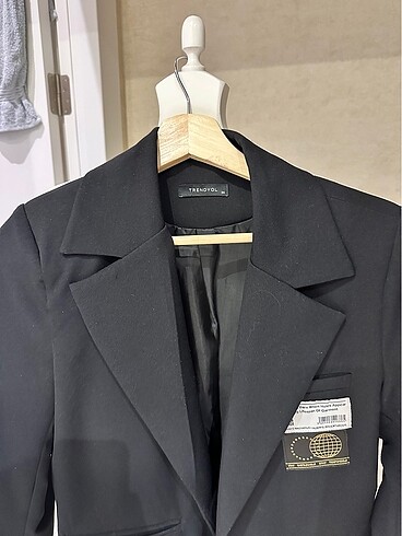 SIYAH BLAZER CEKET - Görsel 2