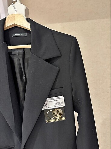 SIYAH BLAZER CEKET - Görsel 3