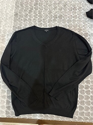 ERKEK FABRIKA MARKA SIYAH TRIKO - Görsel 2