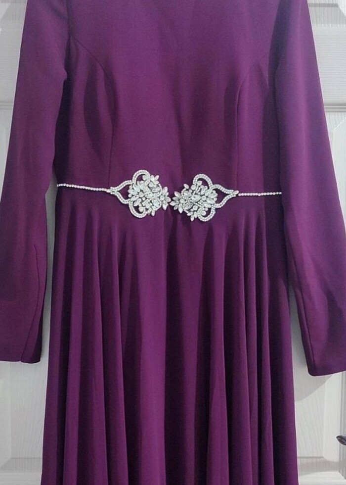 Tesettür abiye elbise  - Görsel 3