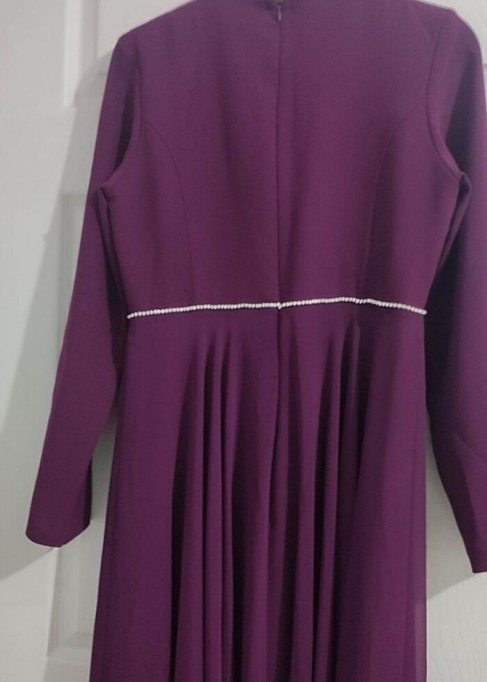 Tesettür abiye elbise  - Görsel 4