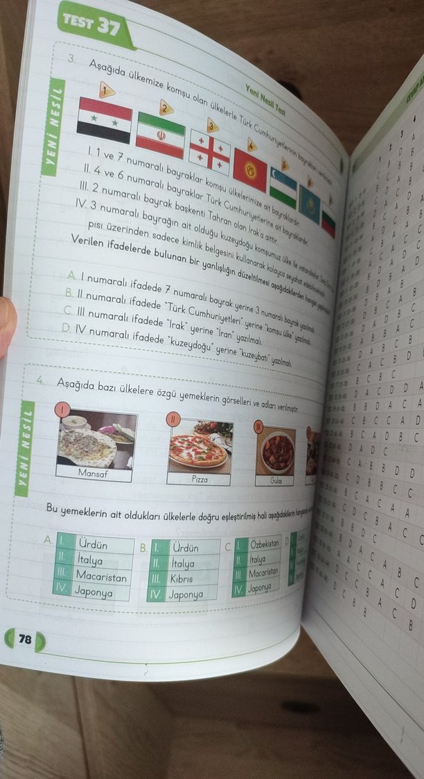 4. Sınıf Yeni Nesil Soru Parkuru Kitabı - Görsel 4