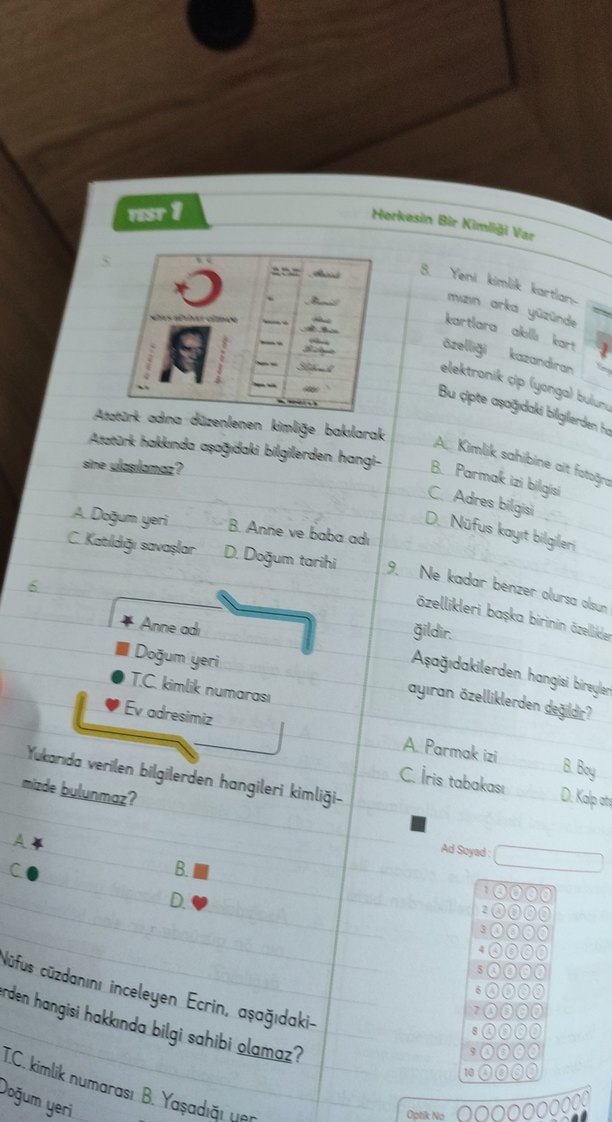 4. Sınıf Yeni Nesil Soru Parkuru Kitabı - Görsel 3