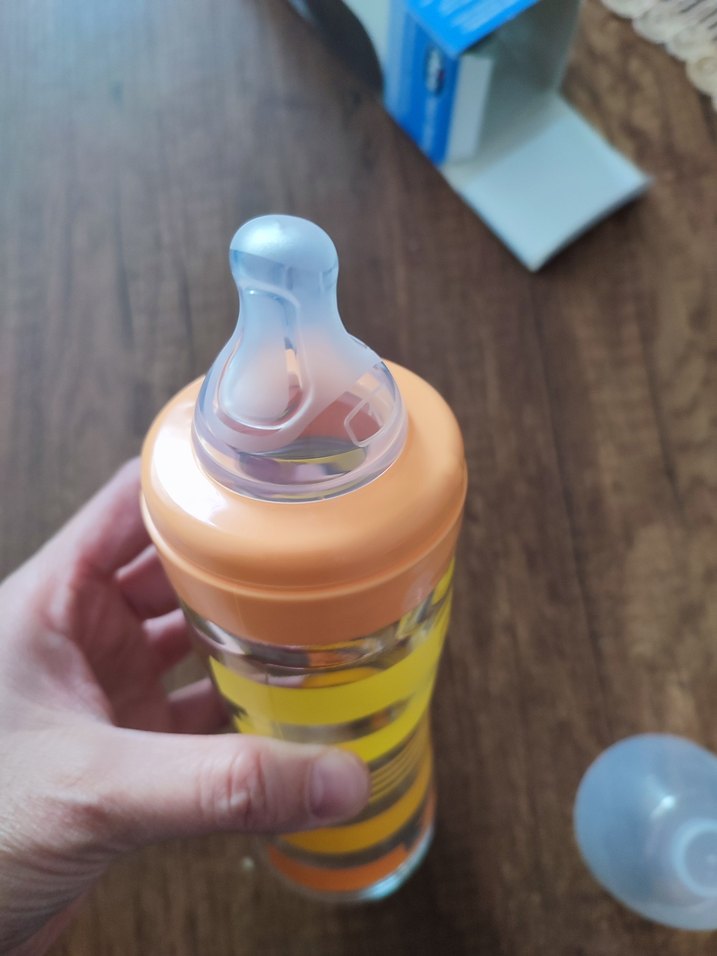 Chicco Well-Being Sarı Cam Biberon - Görsel 3