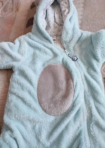 Mavi ve Gri Bebek Tulum - Görsel 4