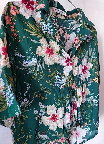 s Beden yeşil Renk Hiç kullanılmamış Pull&Bear Gömlek
