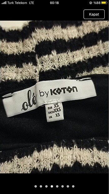 xs Beden Koton takım