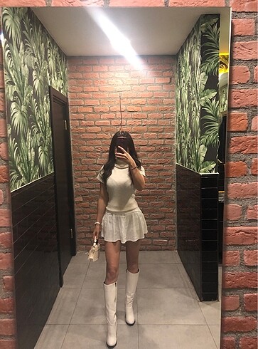 m Beden Pull and Bear şort etek