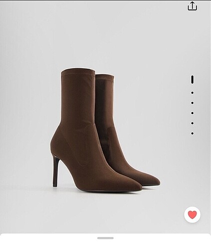 Bershka topuklu bot/çizme