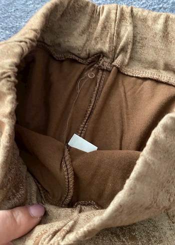 Kız Çocuk Kahverengi Straplez Baskılı Tişört - Görsel 6