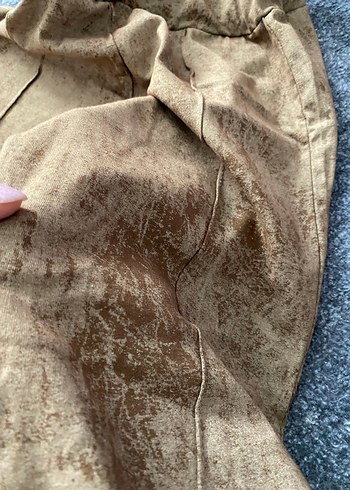 Kız Çocuk Kahverengi Straplez Baskılı Tişört - Görsel 8