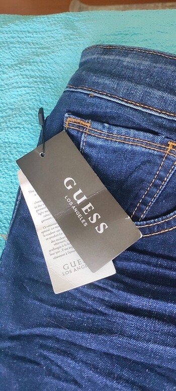 44 Beden lacivert Renk Etiketli guess kot pantolon