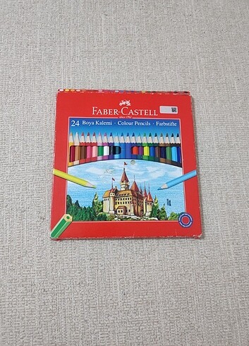 Faber Castell 24 boya kalemi