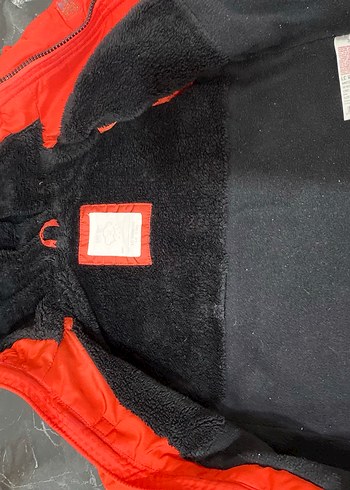 Koyu Kırmızı Erkek Çocuk Kapüşonlu Mont - Görsel 3