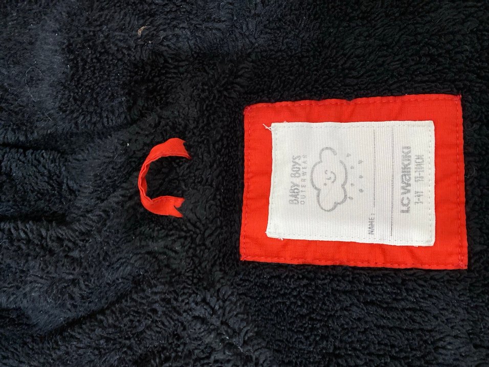 Koyu Kırmızı Erkek Çocuk Kapüşonlu Mont - Görsel 2