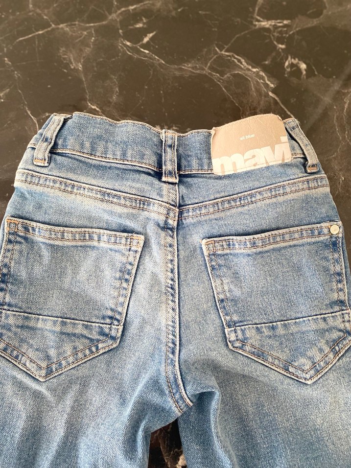 Erkek Çocuk Bol Kesim Kot Pantolon - Görsel 4