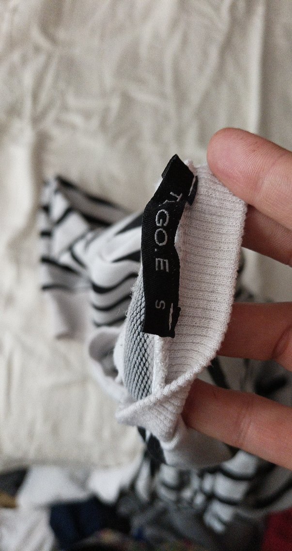 Çizgili Uzun Kollu Hamile Tişörtü - Görsel 3