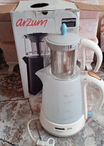 Arzum Dreamtea Pastel Beyaz Çay Makinesi