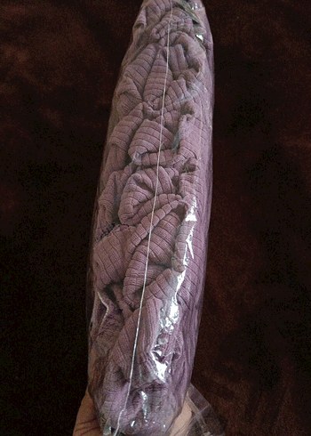 Bordo Renkli Desenli Sandalye Kılıfı - Görsel 3