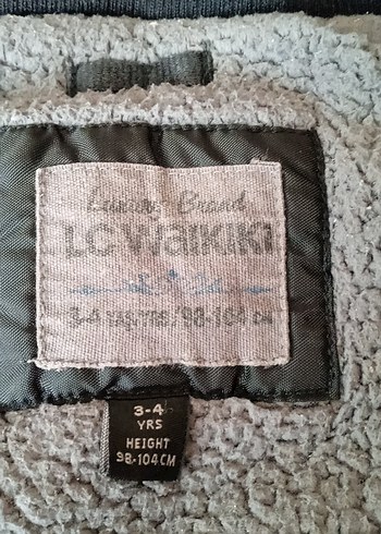 Erkek Çocuk siyah Kemerli Kaban - Görsel 3