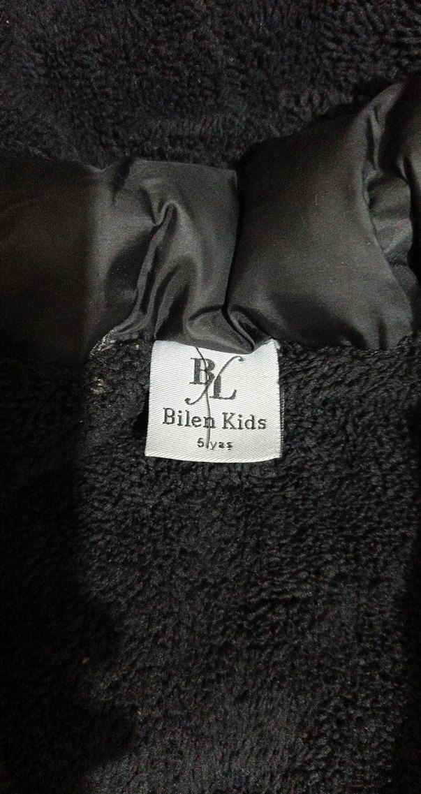 Erkek Çocuk Siyah Düğmeli Street Wear Mont - Görsel 2