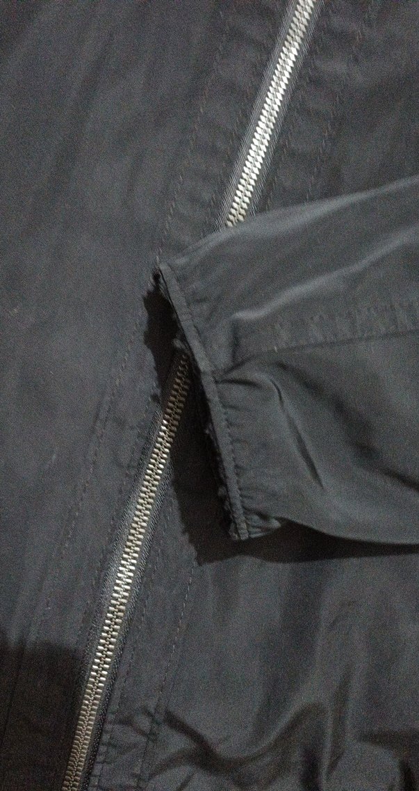 Zara Erkek Siyah Fermuarlı Streetwear Mont - Görsel 5