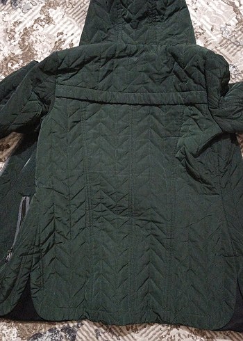 Fermuarlı Kapüşonlu Kadın Kış Montu - Görsel 4