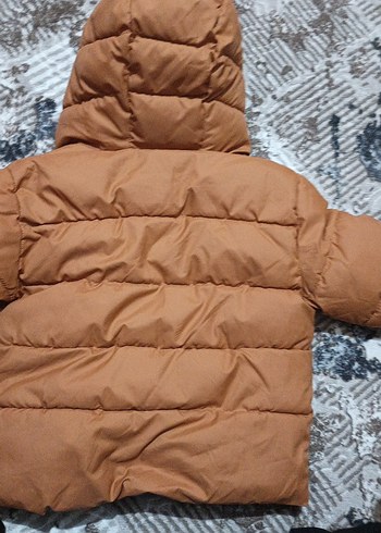 Kahverengi Kürklü Kapüşonlu Erkek Çocuk Mont - Görsel 5