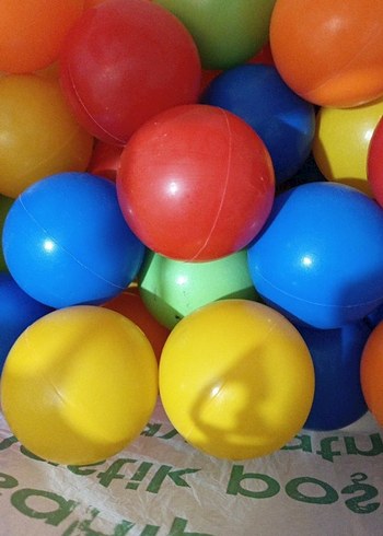 Renkli Plastik Oyun Topları - Görsel 2
