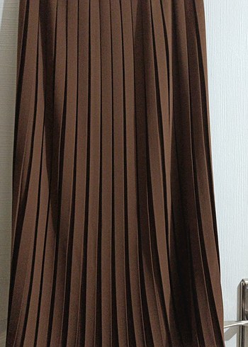 Kemer Detaylı Kahverengi Kadın Bluz - Görsel 3