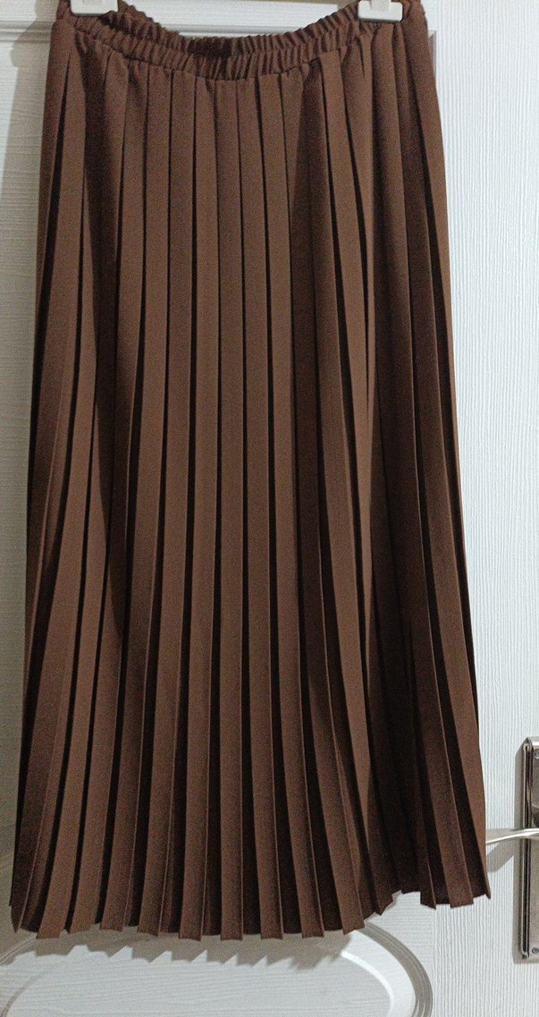 Kemer Detaylı Kahverengi Kadın Bluz - Görsel 3