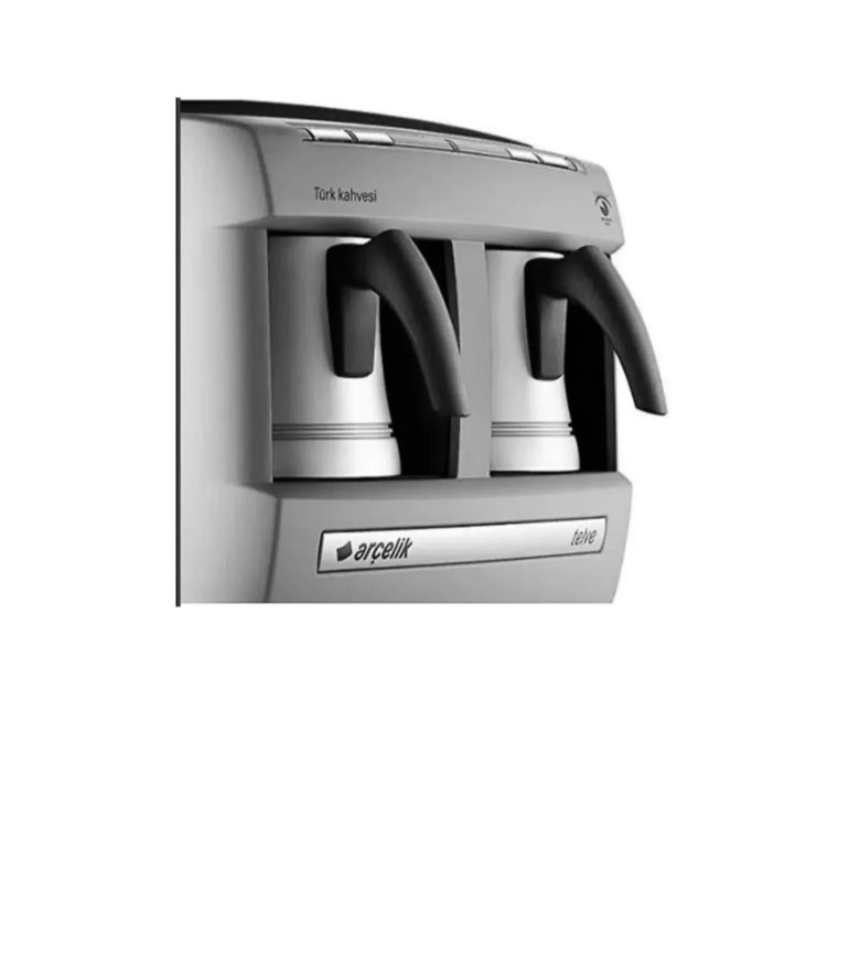 Arçelik Gri Çift Demlikli Türk Kahvesi Makinesi - Görsel 2