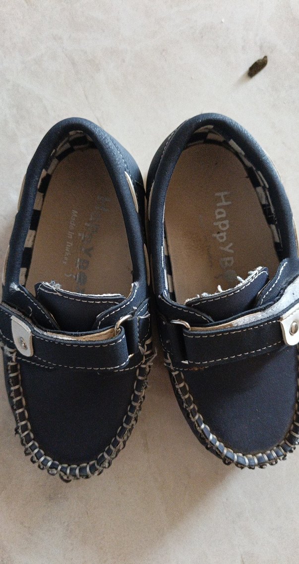 Koyu Mavi Erkek Çocuk Tokalı Özel Ayakkabı - Görsel 2