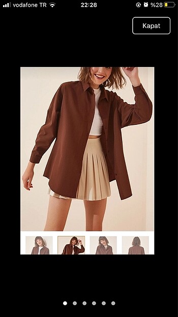 Zara Big dart gömlek