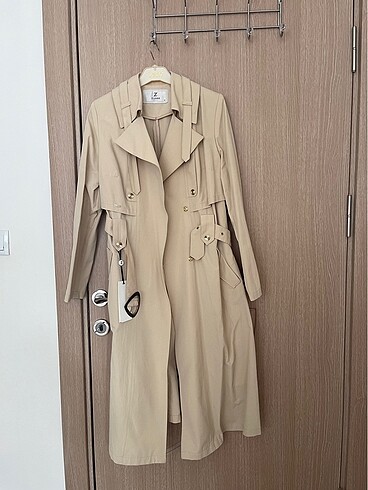 38 Beden camel Renk Trençkot